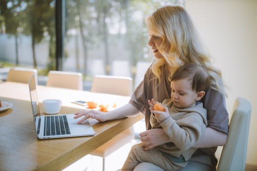 family working on a budget