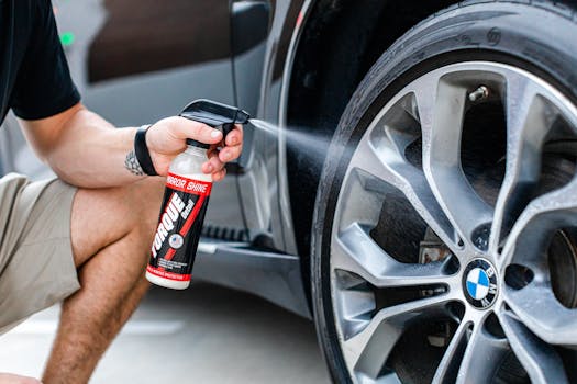 a parent using a spray bottle to clean