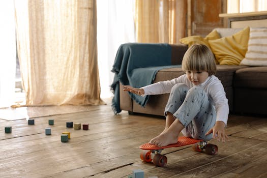 happy children playing in a toxin-free home