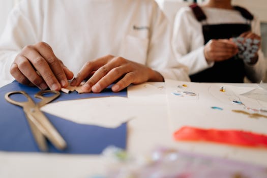 kids crafting with plant-based glue