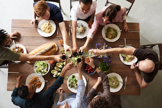 Family Enjoying Eco-Friendly Lifestyle