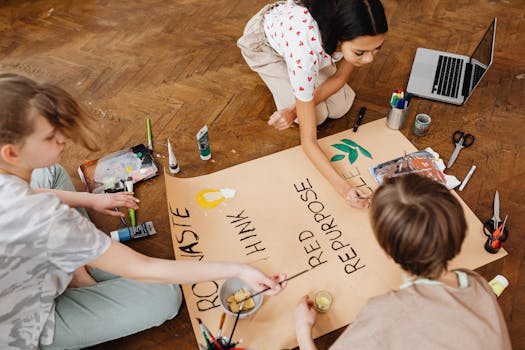 a parent and teen volunteering for an environmental project