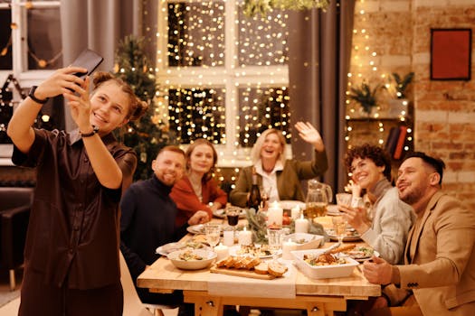 Family recycling together at home